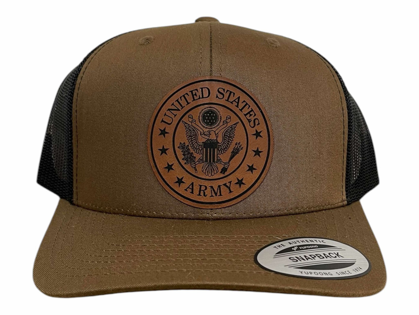 Army Branch Seal Snapback Trucker Hat