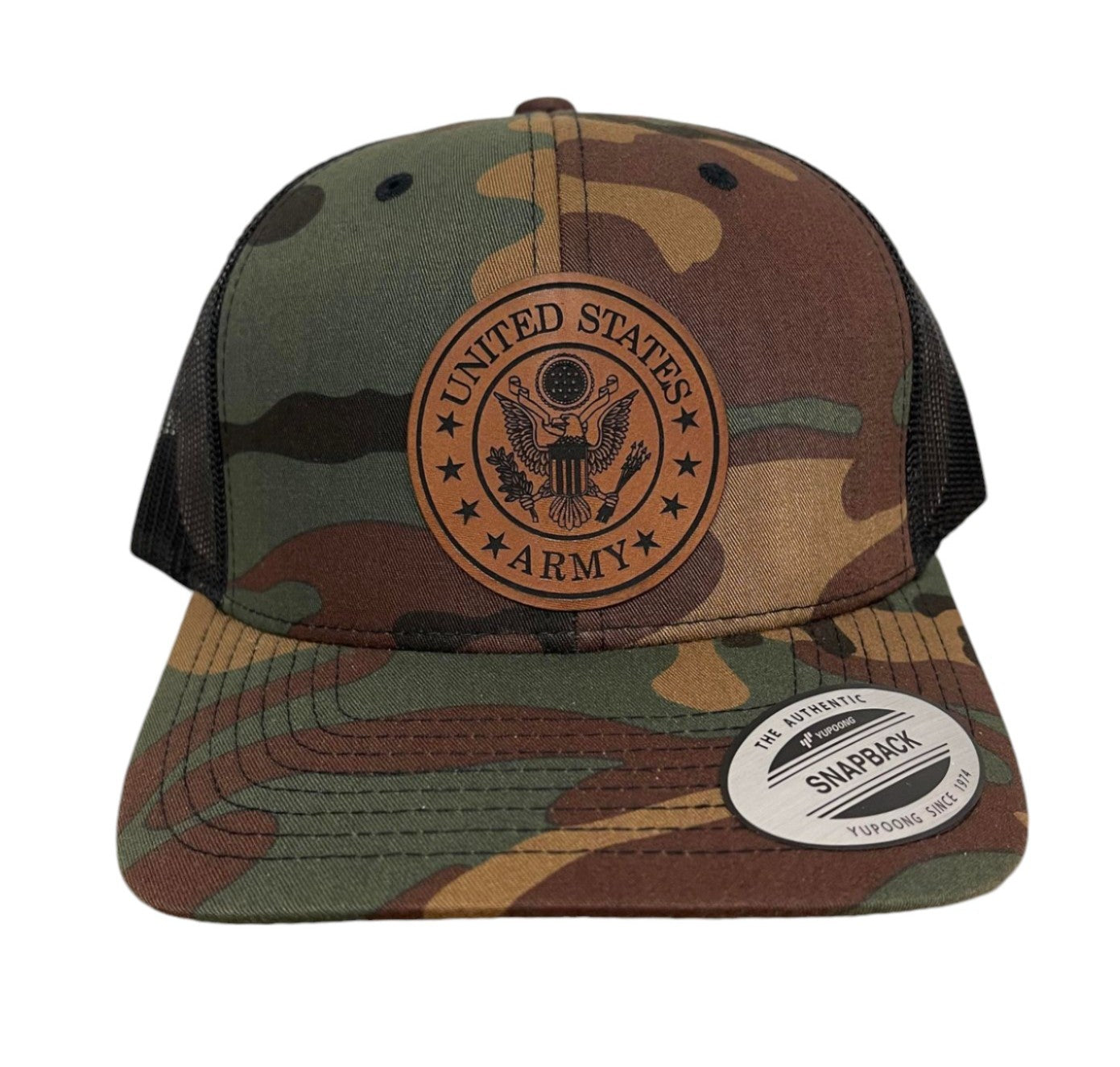 Army Branch Seal Snapback Trucker Hat