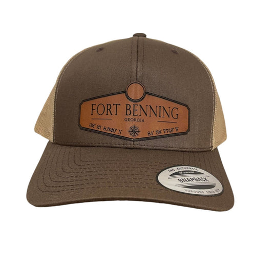 Fort Benning Army Snapback Trucker Hat