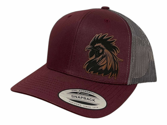 Leghorn Rooster Snapback Trucker Hat