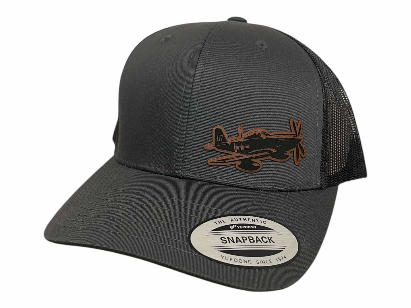 Sky Stallion P-51 Mustang Snapback Trucker Hat