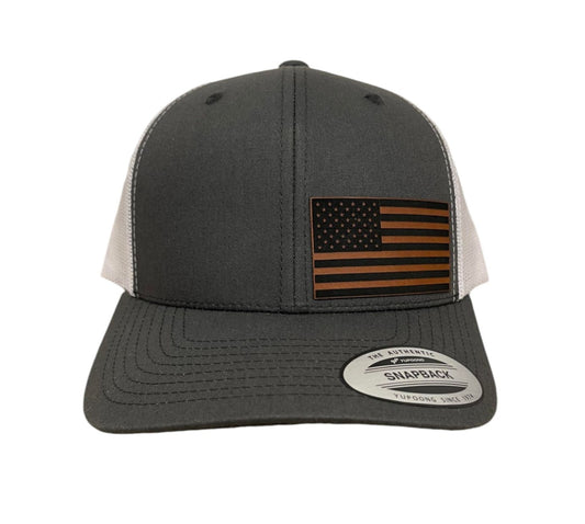 Stars and Stripes Snapback Trucker Hat